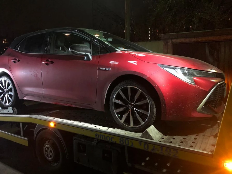 Skradziona Toyota wróciła do nieświadomego właściciela po 30 minutach